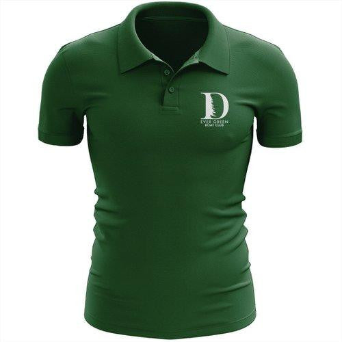 Ever Green Boat Club Embroidered Performance Men's Polo