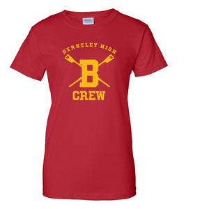 100% Cotton Berkeley High Crew Women's Team Spirit T-Shirt