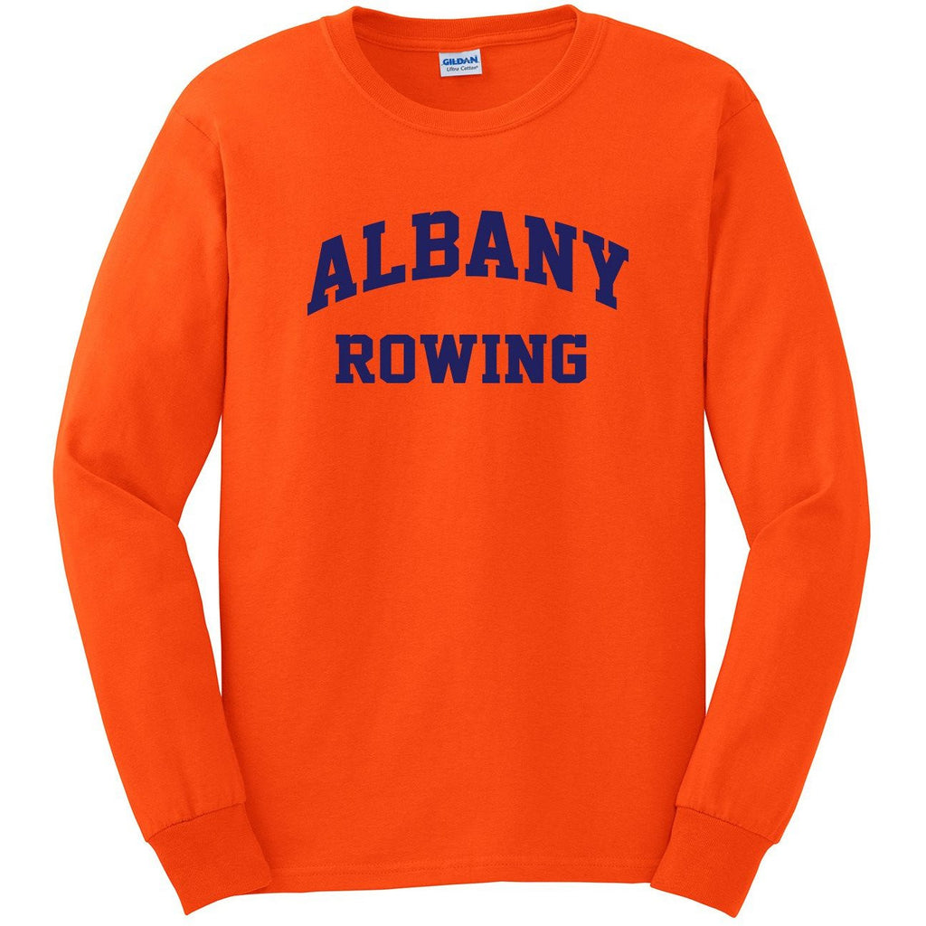 Custom Albany Rowing Center Long Sleeve Cotton T-Shirt