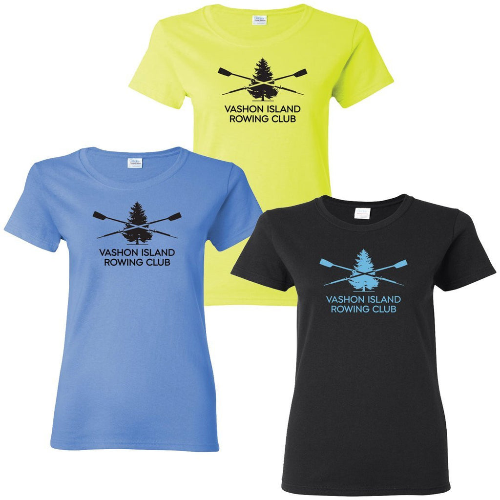 100% Cotton Vashon Crew Women's Team Spirit T-Shirt