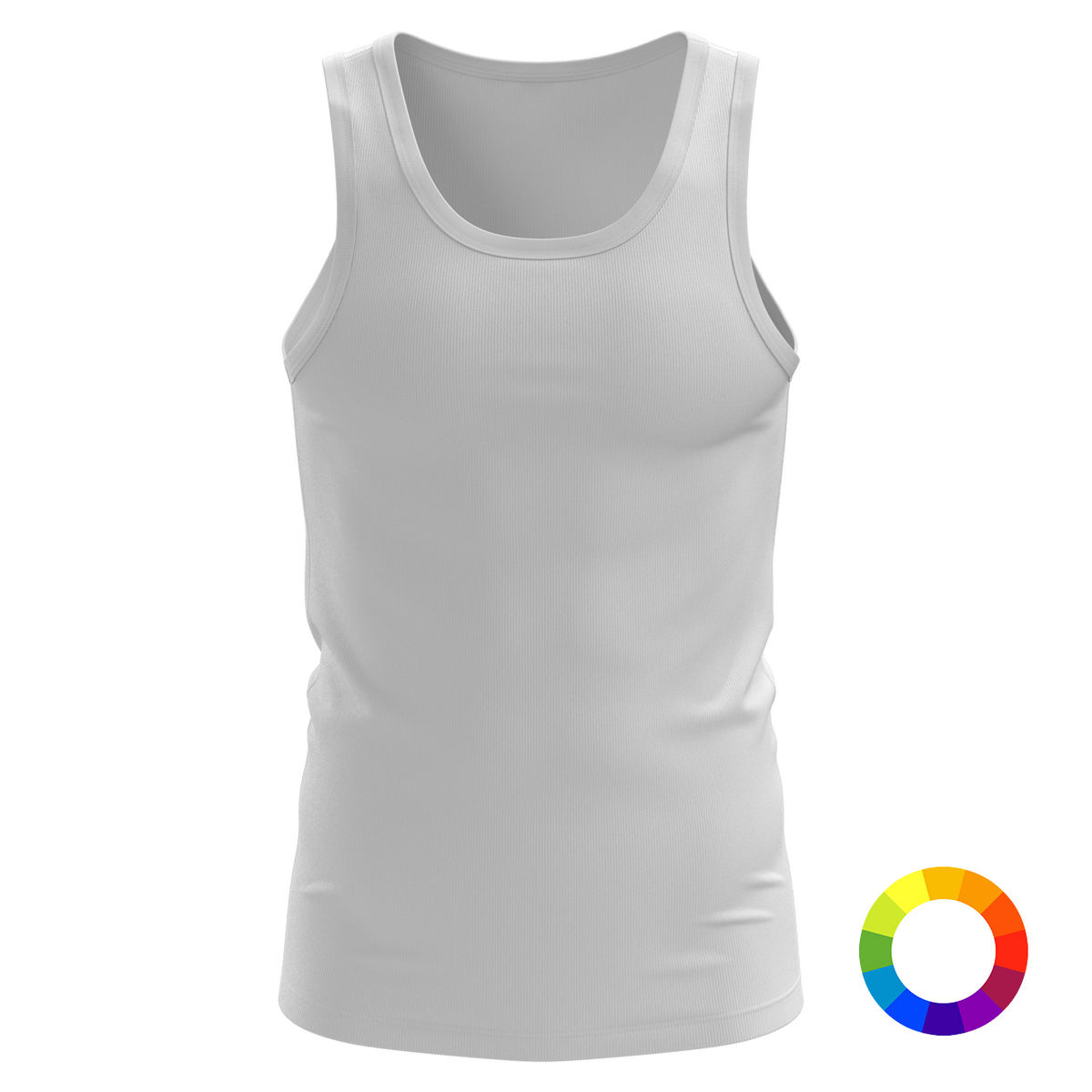 Custom Inked Tank Shirt with Fin - Lycra