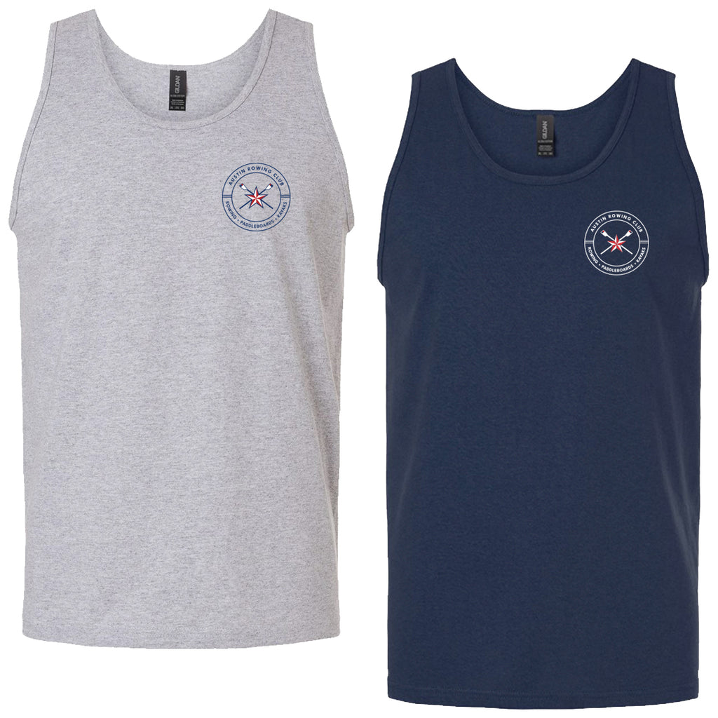 100% Cotton Men's/Unisex Austin Rowing Club Tank Top (New Logo)
