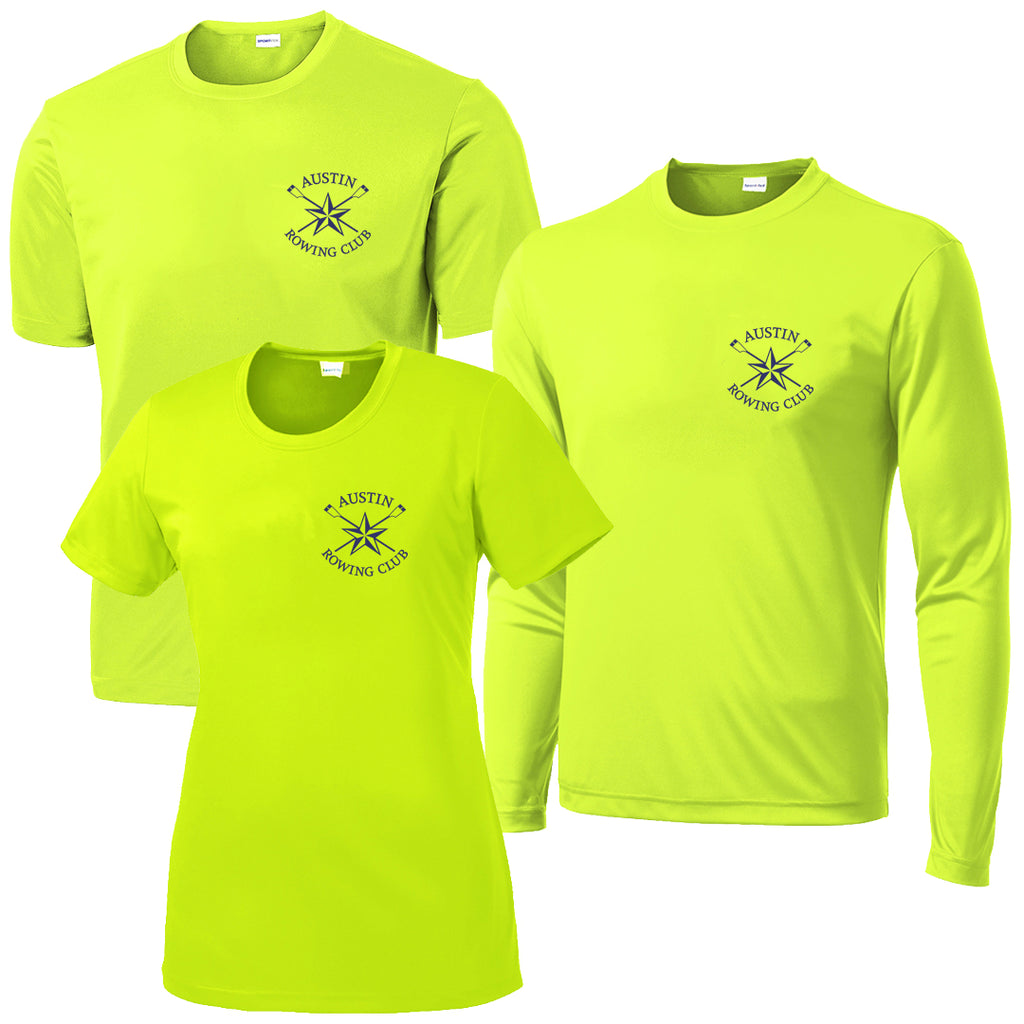 Austin Rowing Club Poly Performance Tees