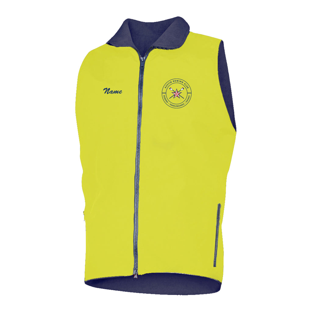 Austin Rowing Club Team Nylon/Fleece Vest (New Logo)