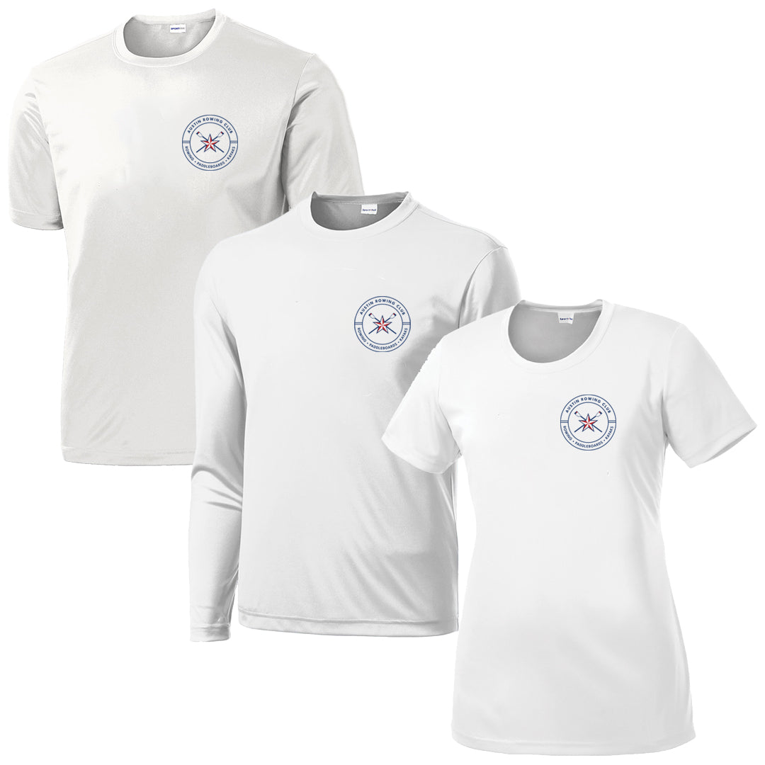 Austin Rowing Club Poly Performance Tees (New Logo)