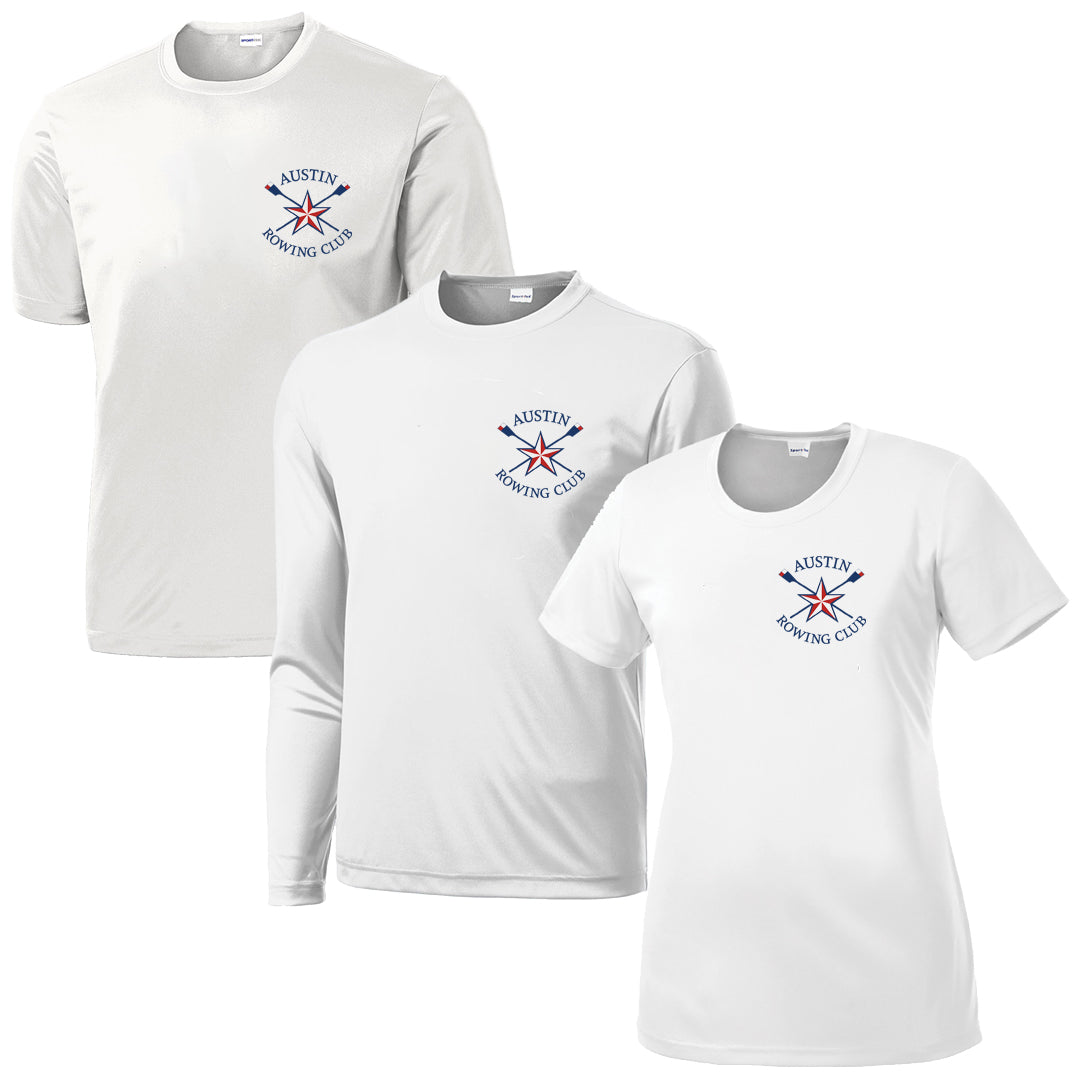 Austin Rowing Club Poly Performance Tees
