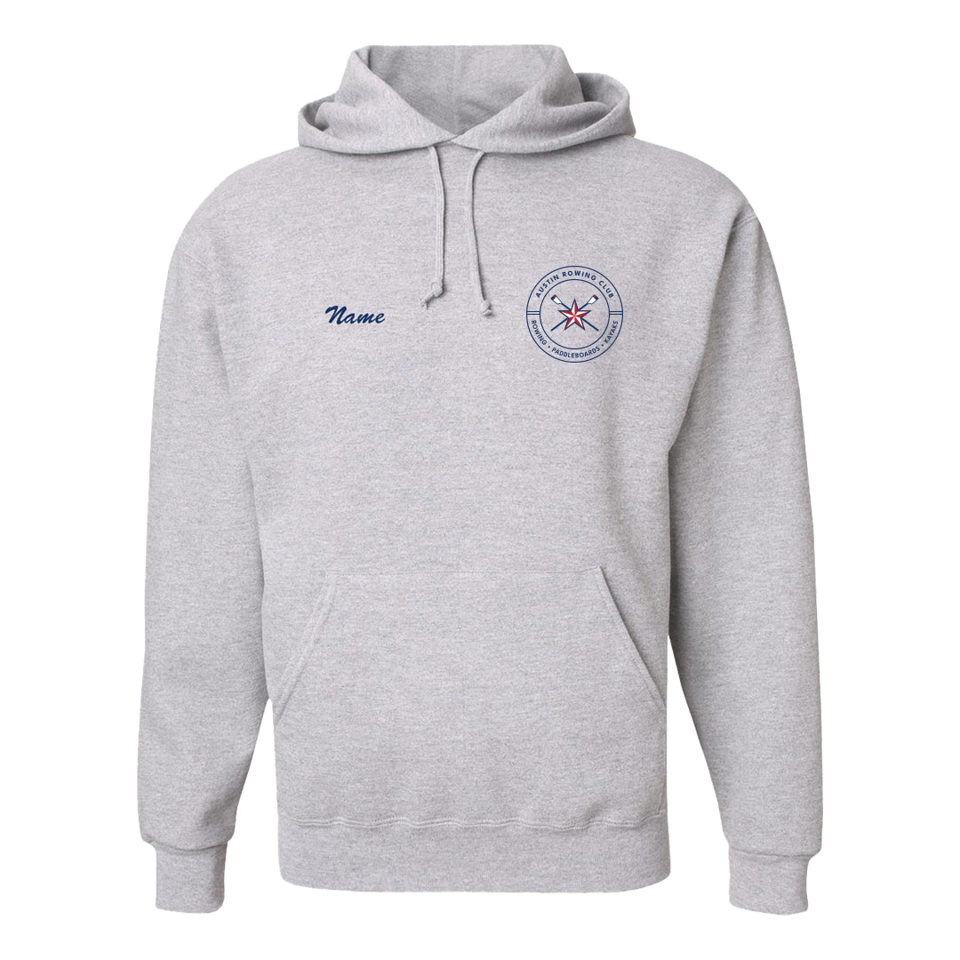 50/50 Hooded Austin Rowing Club Pullover Sweatshirt (New Logo)