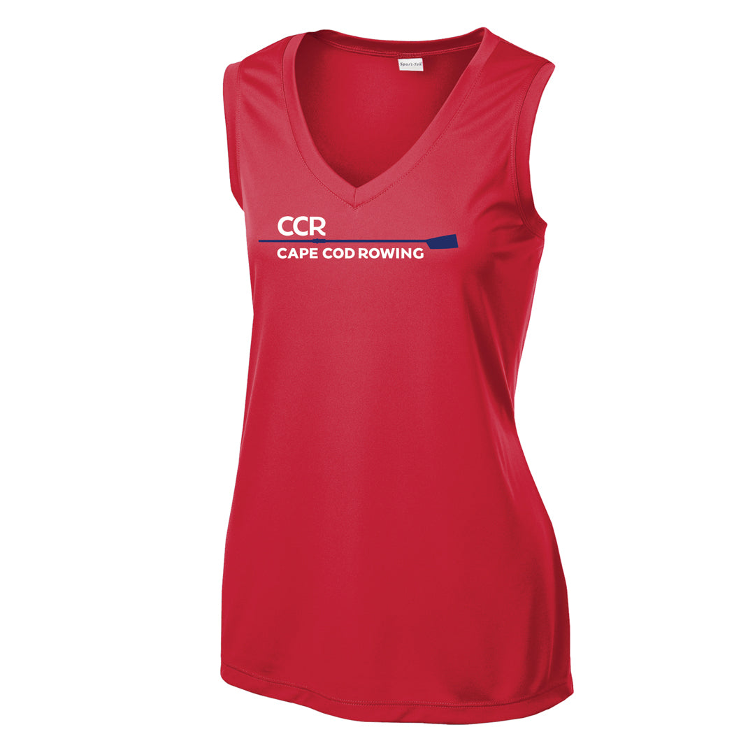 Women's V-Neck Poly Performance Cape Cod Rowing Tank Top