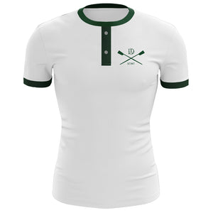 Deerfield Academy 100% Cotton Button Henley Shirt