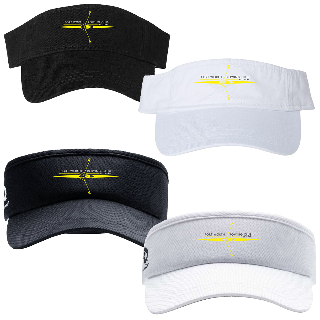 Fort Worth Rowing Club Team Visors
