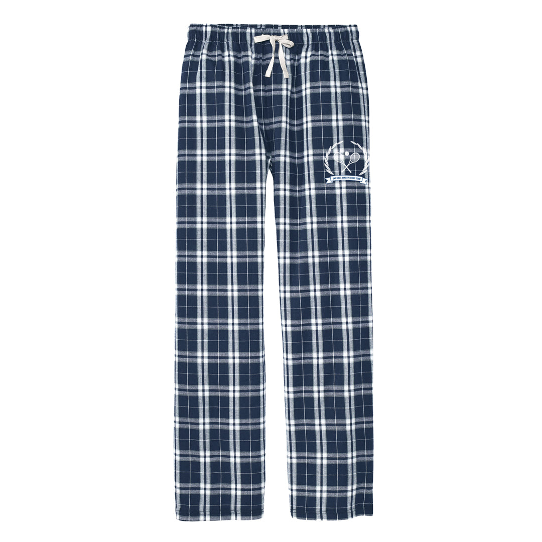 GNS Girls Varsity Tennis Team Flannel Pants