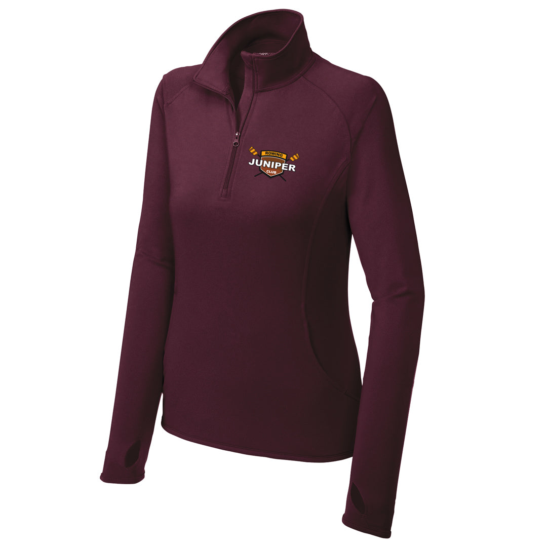 Juniper Rowing Club Ladies Performance Pullover w/ Thumbhole