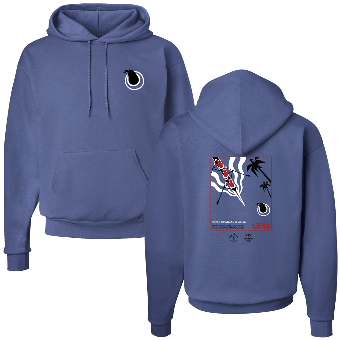 2025 LBRA Christmas Regatta Unisex EcoSmart Hooded Sweatshirt