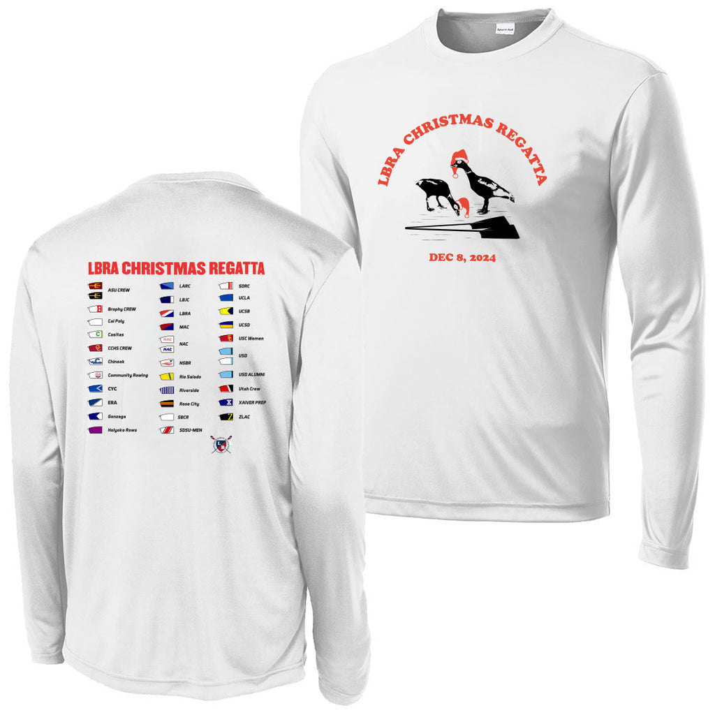 2024 LBRA Christmas Regatta Long Sleeve Performance Tee (Birds)