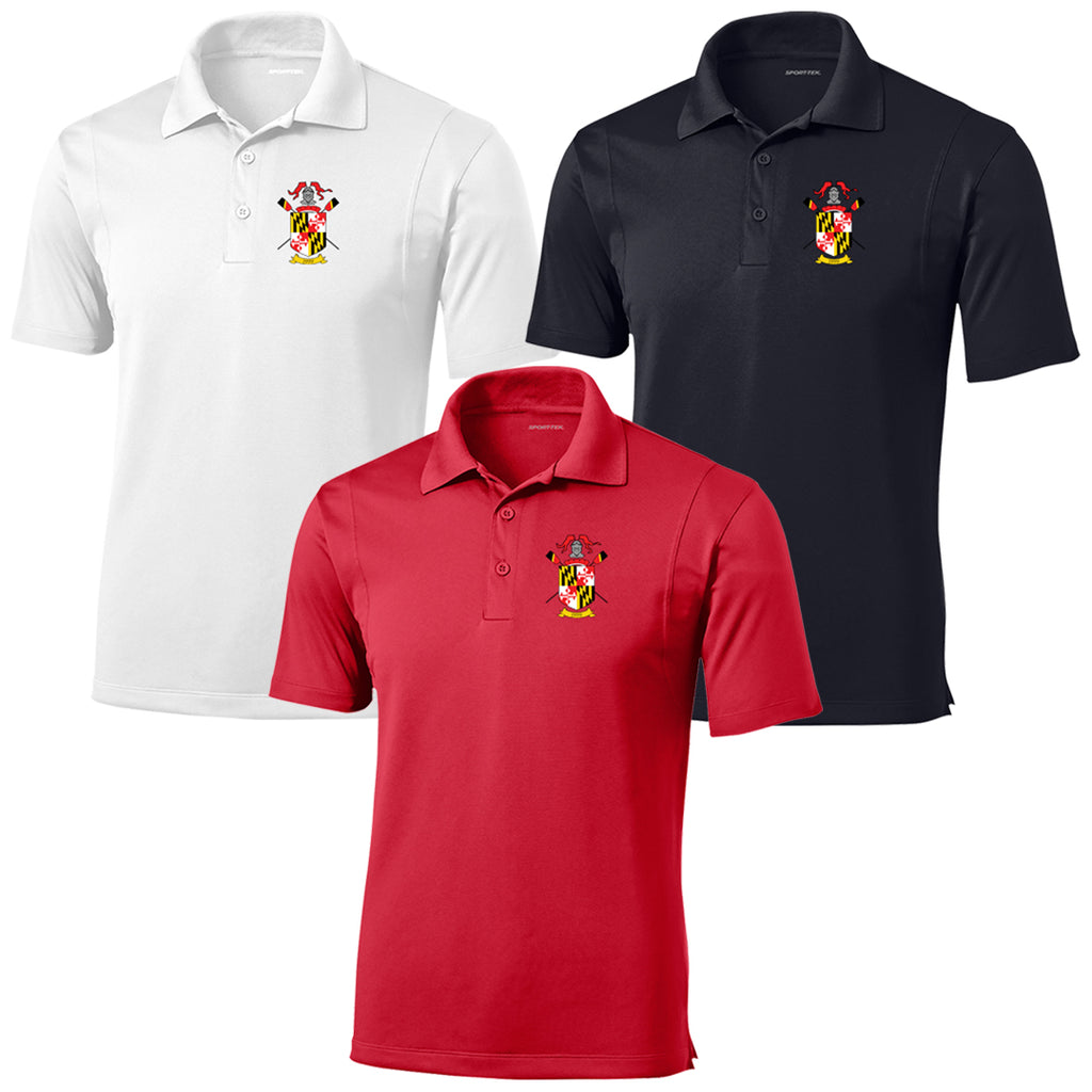 Maryland Men's Crew Embroidered Performance Men's Polo