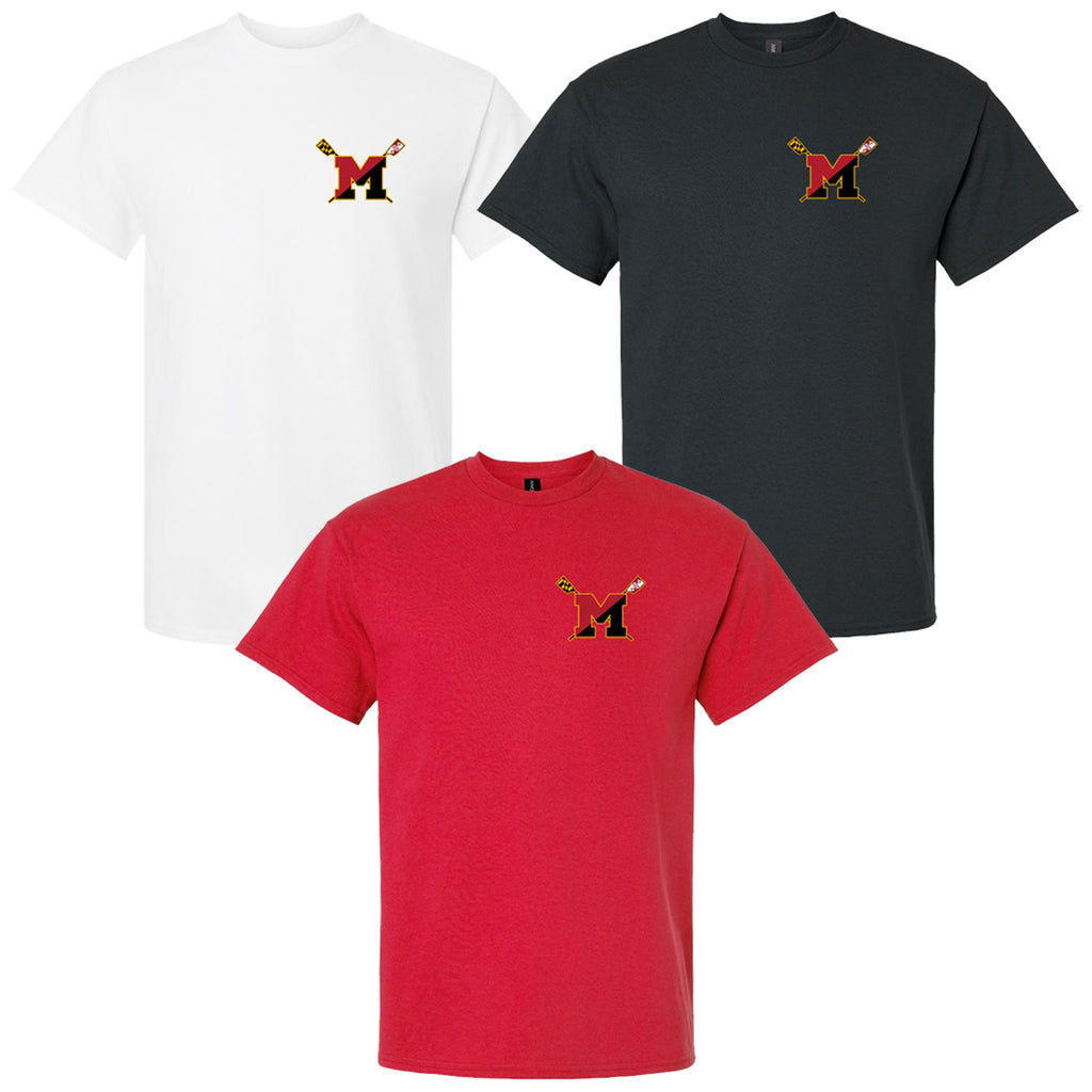 100% Cotton Maryland Men's Crew Men's Team Spirit T-Shirt