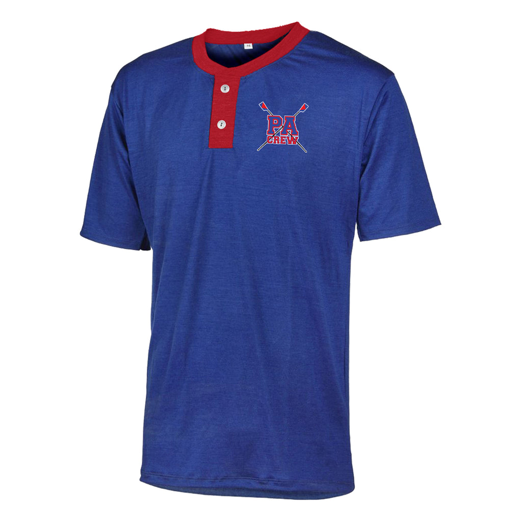 Princess Anne Crew Merino Wool Henley Shirt