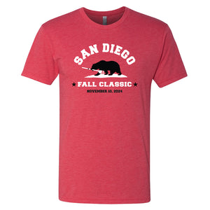 San Diego Fall Classic 2024 SDFC Bear Short Sleeve Tee