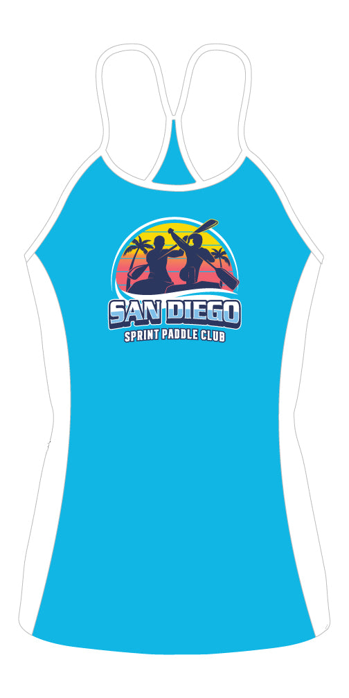 San Diego Sprint Paddle Club Sassy Strap Tank (v2)