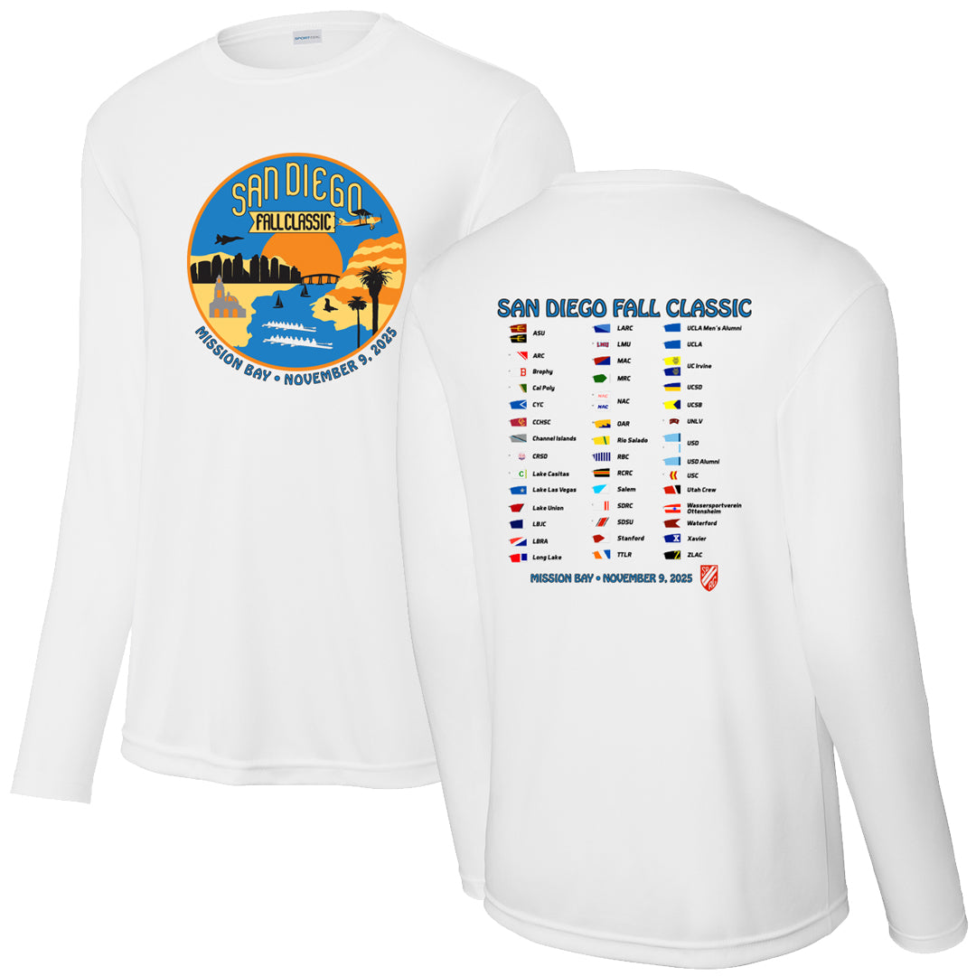 San Diego Fall Classic 2025 San Diego Skyline Long Sleeve Performance Tee