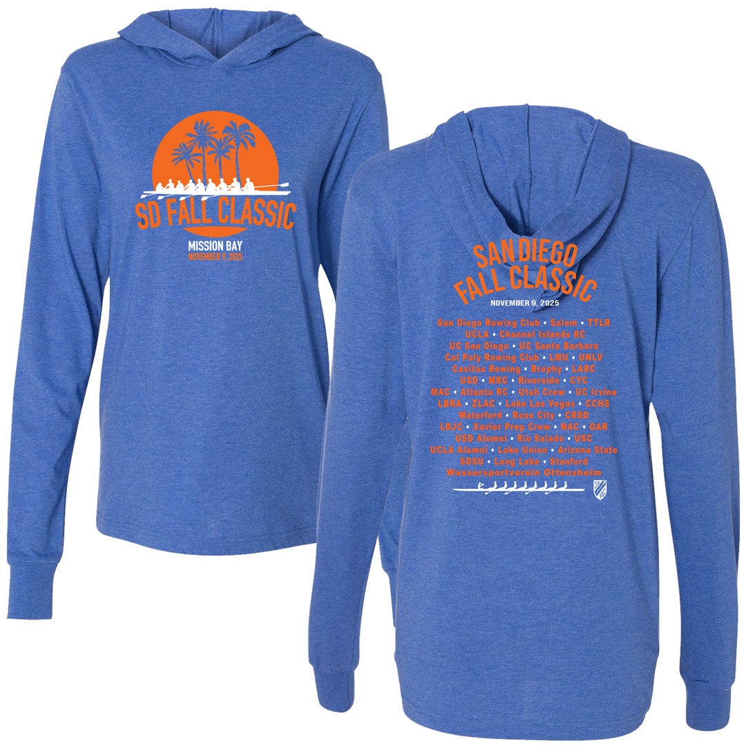San Diego Fall Classic 2025 Sun Silhouette Long Sleeve Hooded Tee