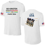 Team Kristen - Paris 2024 Men's Performance T-Shirt (2 Design Options)