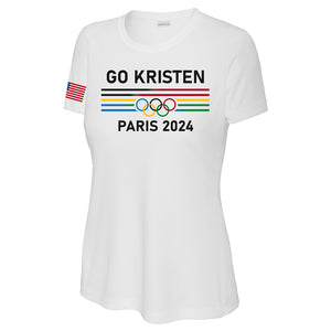 Team Kristen - Paris 2024 Women's Performance T-Shirt (2 Design Options)