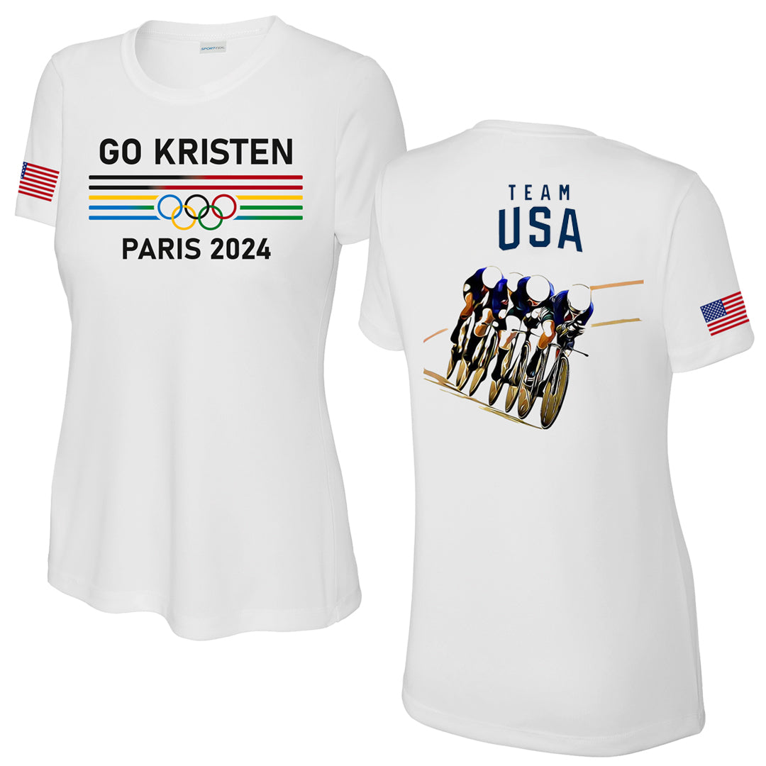 Team Kristen - Paris 2024 Women's Performance T-Shirt (2 Design Options)