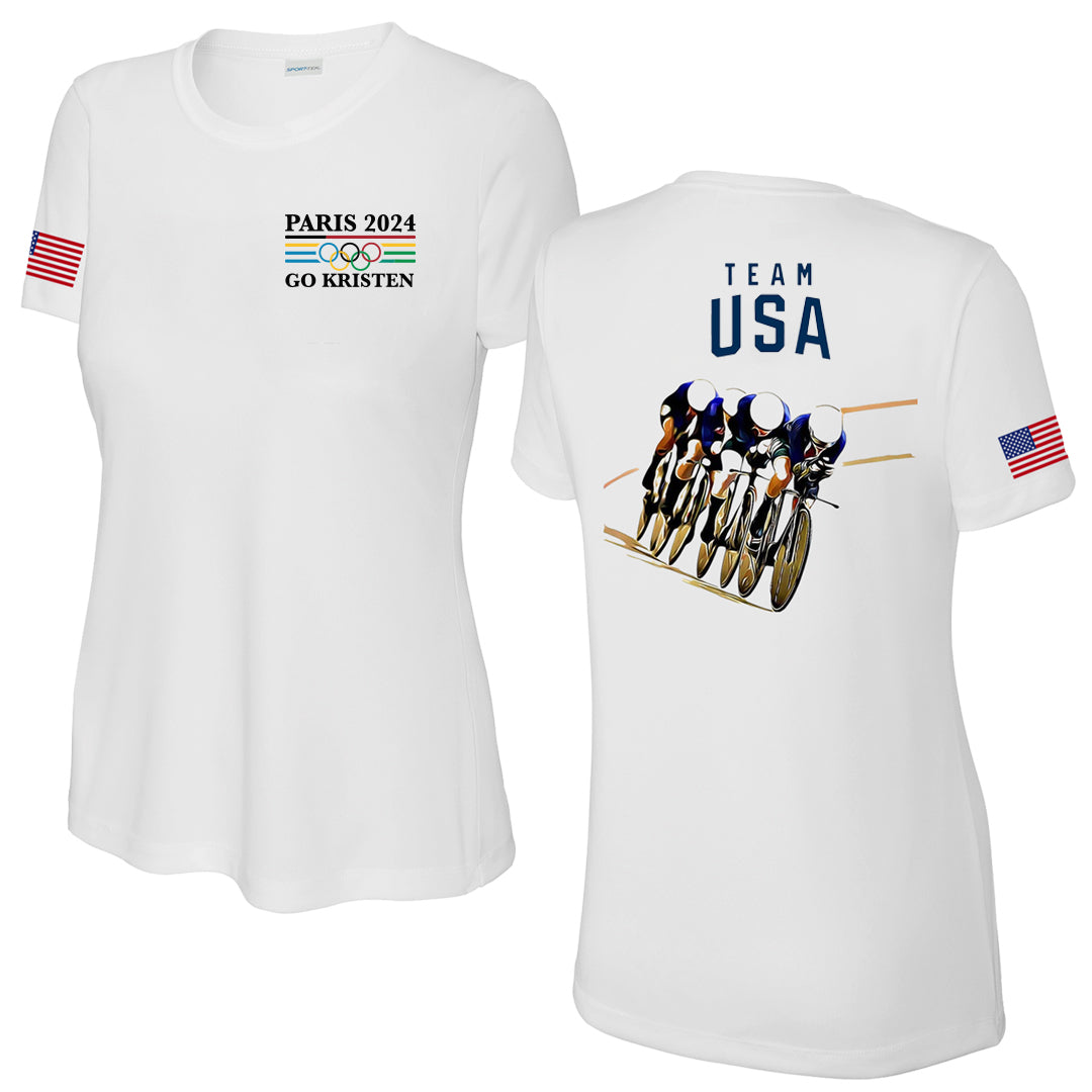 Team Kristen - Paris 2024 Women's Performance T-Shirt (2 Design Options)