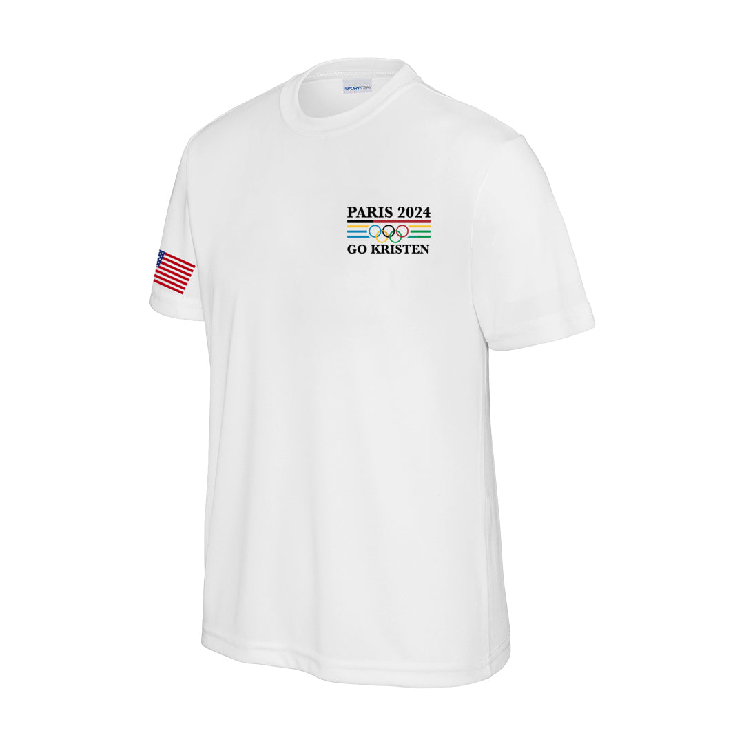 Team Kristen - Paris 2024 Youth Performance T-Shirt (2 Design Options)