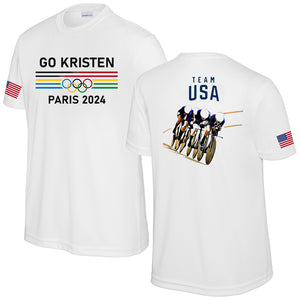 Team Kristen - Paris 2024 Youth Performance T-Shirt (2 Design Options)