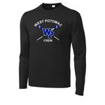 West Potomac Crew Long Sleeve Poly Performance T-Shirt