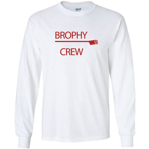 Custom Brophy Crew Long Sleeve Cotton T-Shirt