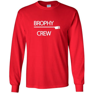 Custom Brophy Crew Long Sleeve Cotton T-Shirt