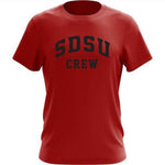 100% Cotton SDSU Crew Men's Team Spirit T-Shirt