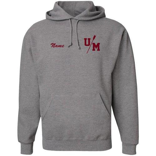 50/50 Hooded UMass Men's Rowing Pullover Sweatshirt