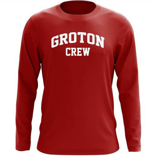 Custom Groton Crew Long Sleeve Cotton T-Shirt