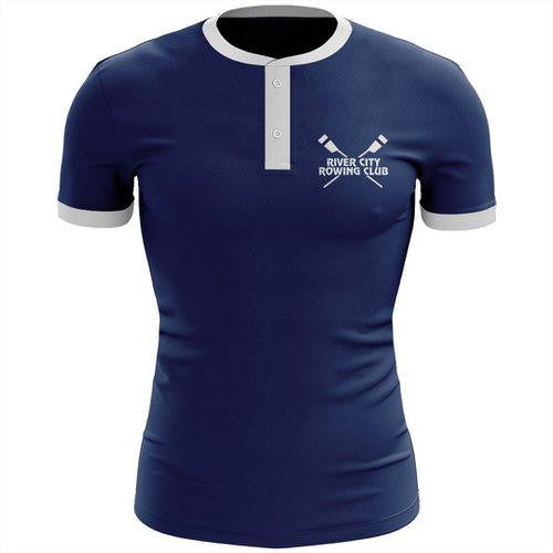 River City Rowing Club  Uniform Henley Shirt