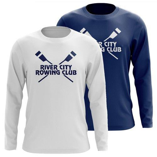Custom  River City Rowing Club  Long Sleeve Cotton T-Shirt