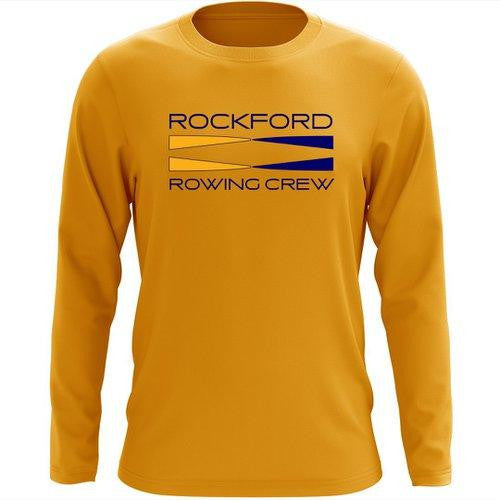 Custom Rockford YMCA Rowing Crew Long Sleeve Cotton T-Shirt