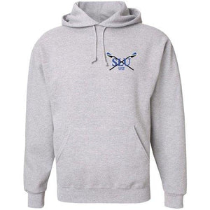 50/50 Hooded SLU Crew Pullover Sweatshirt - Grey