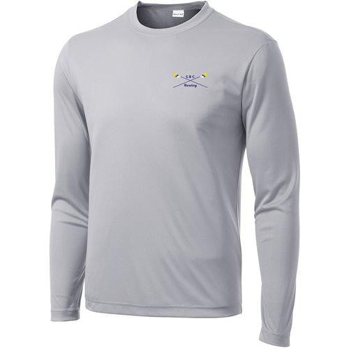South Bend Community Rowing Long Sleeve embroidered DryTex Performance T-Shirt