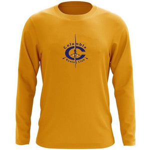 Custom Columbia Rowing Club Long Sleeve Cotton T-Shirt