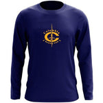 Custom Columbia Rowing Club Long Sleeve Cotton T-Shirt