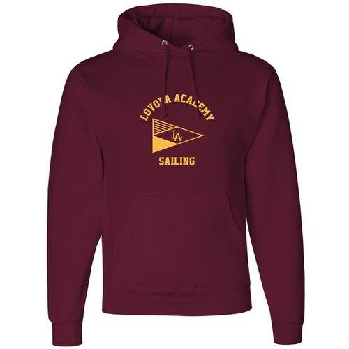 50/50 Hooded Loyola Sailing Pullover Sweatshirt