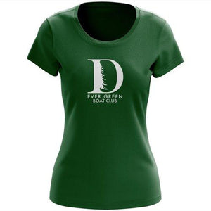 100% Cotton Ever Green Boat Club Women's Spirit T-Shirt