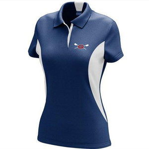 Grassfield Crew Embroidered Performance Ladies Polo - Colorblocked