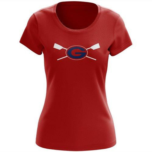 100% Cotton Grassfield Crew Women's Team Spirit T-Shirt