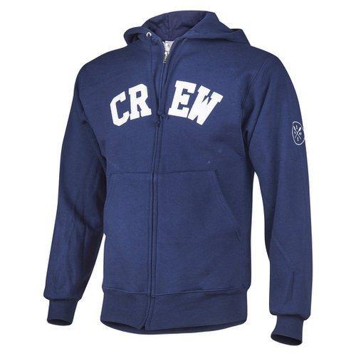 Full Zip Crew Sweatshirt - Navy