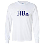 Custom Hollis Brookline Crew Long Sleeve Cotton T-Shirt